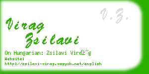 virag zsilavi business card